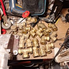 20 x 3 quater brass plumbing fittings