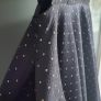 TED BAKER Daisy Jacquard Navy & Gold Midi with Pockets Sz 3 (Fit 12-14UK) - Bnwt Rrp 295 Image 6