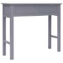 Console Table Grey 90x30x77 cm Wood Image 5