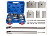 9Pcs Masonry Concrete Hole Saw Kit