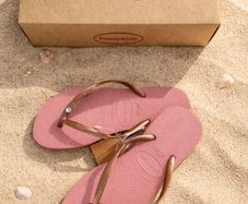 Havaianas Flip flops with Swarovski stone size 37/38