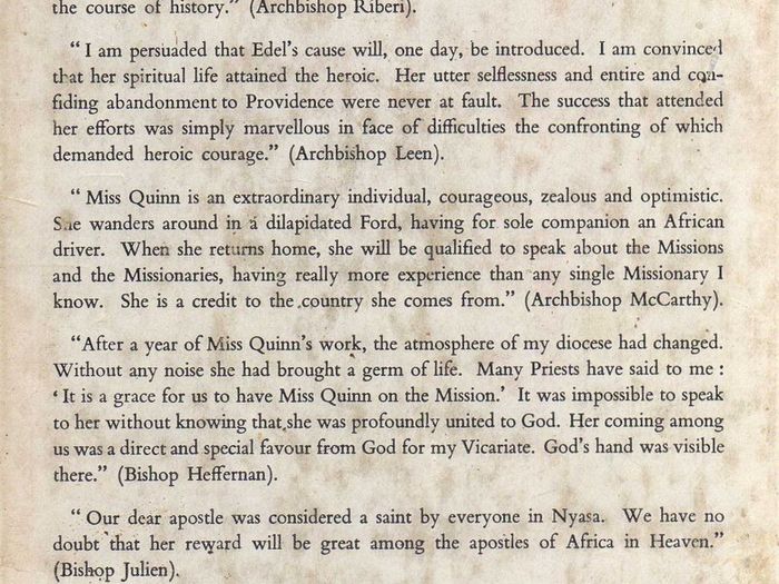 Edel Quinn - Envoy Of The Legion Of Mary To Africa