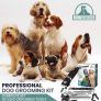 Professional Dog Grooming Kit - Rechargeable, Cordless Pet Grooming Clippers & Complete Set of Dog Grooming Tools. Low Noise & Suitable for Dogs, Cats and Other Pets Stainless Steel (FREE POSTAGE) Image 2