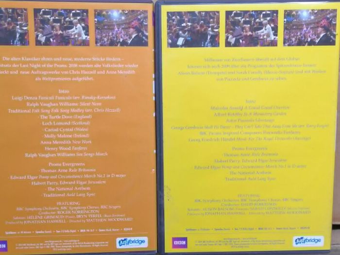 BBC Last Night of the Proms 2000 - 2012 DVDs (13 x DVDs)