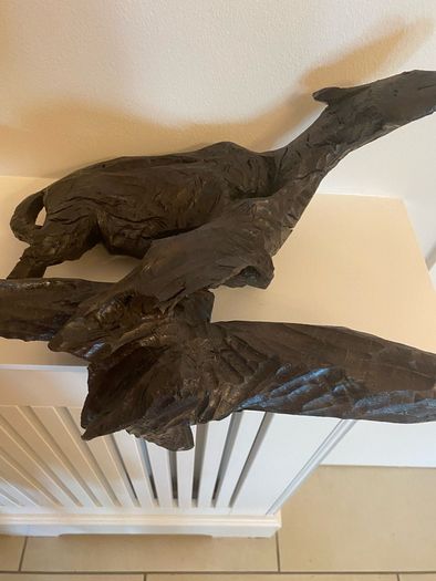 Bog Oak Art Sculpture