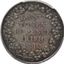 1813 silver 10 Pence Irish Bank Token AU50 Image 2