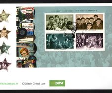 2010 Ireland Legendary Showbands Commemorative Stamp Miniature Sheet An Post First Day Cover (FDC)