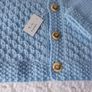 Hand Knit Baby Cardigan: 3-6 Months Image 2