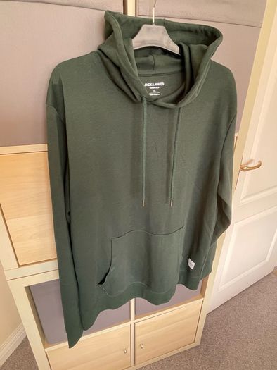 Men's Hooded jacket Jack&Jones size XL, Dark Green color.
