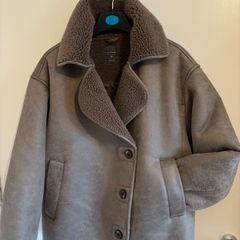 Brown shearling jacket