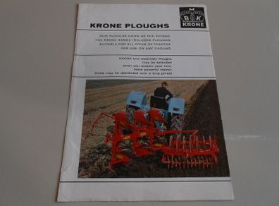 Krone Ploughs Brochure.