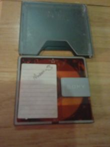 sony 80 min Mini Disc