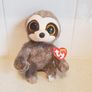 TY Beanie Boos Brown Sloth 'Dangler' Image 2
