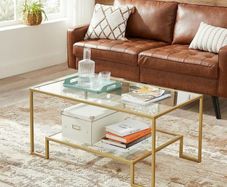New Tempered Glass Coffee Table - FREE P&P