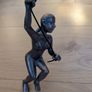 Climbing Sculpture Wall Art Bronze Image 2