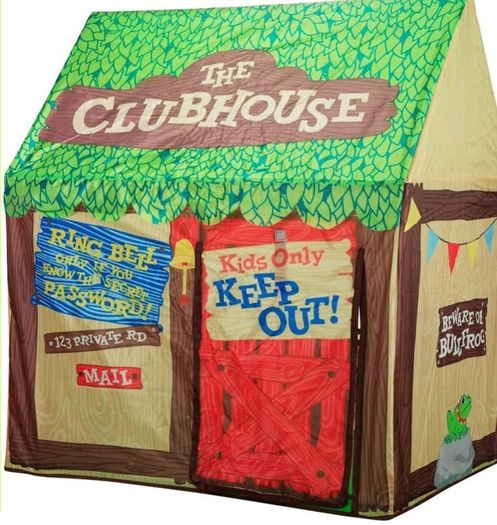 Playhouse for Kids Indoor, Kids Play Tent, Toys for Boys and Girls Children Clubhouse Tent with Roll-up Door and Windows (FREE POSTAGE)