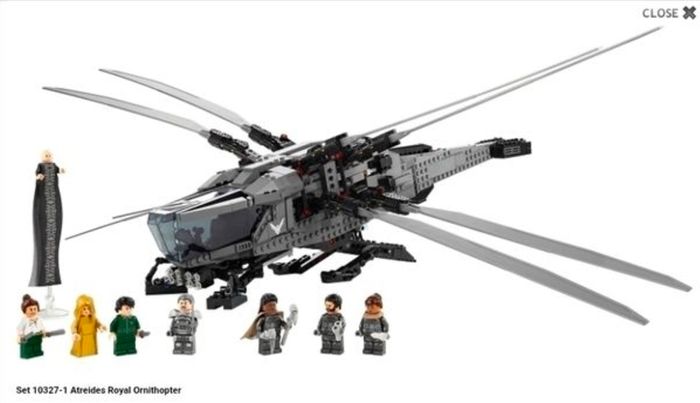 lego dune Atreides Royal Ornithopter - 10327