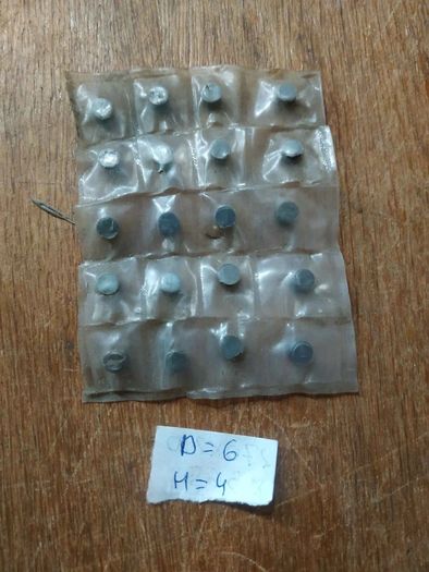 20 pcs Soviet CBN Cutting Tool Inserts 6x4 mm  Boron Nitride Composite USSR