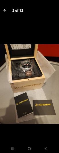Leatherman Swiss Made Watch - 1 of only 300 ever made - Limited edition with a unique number. Victorinox Casio Tag Heuer Seiko BREITLING ETC