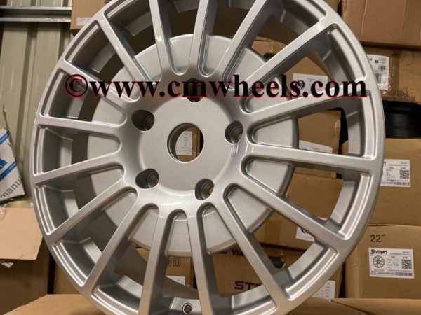 18 20" Inch OZ wheels Ford Transit Custom Van centre bore 65.1 5x120 silver