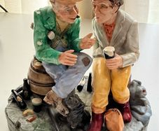 Rare Irish Dresden The Story Teller Guinness Ornament Vintage Collectible