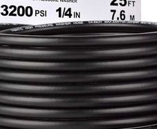 FREE SHIPPING 8M Pressure Washer Hose 1/4", 220 Bar/3200 PSI Kink Resistant High Power Washer Hose Replacement with M22 14mm Female Thread