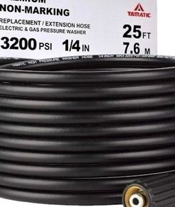 FREE SHIPPING 8M Pressure Washer Hose 1/4", 220 Bar/3200 PSI Kink Resistant High Power Washer Hose Replacement with M22 14mm Female Thread