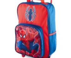 Spider man wheeled bag