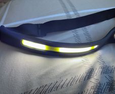 Rechargeable head torch with USB C port