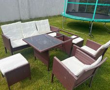 Brown Rattan Garden Furniture
