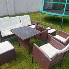 Brown Rattan Garden Furniture