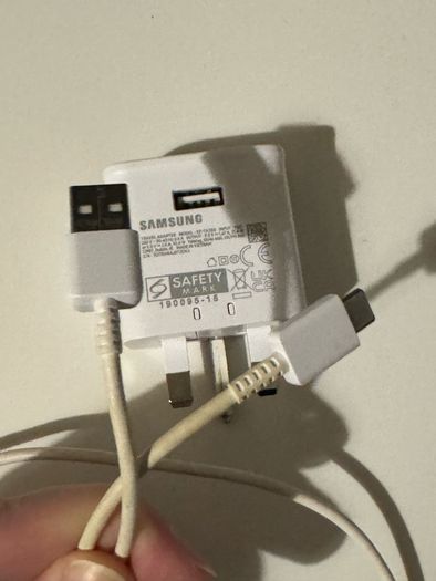 Original Samsung Type C Cable and 15W Fast Charging Adapter