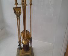 companion brass set for fireplace
