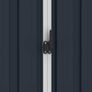 Garden Shed Anthracite 205x129x183 cm Galvanised Steel Image 7