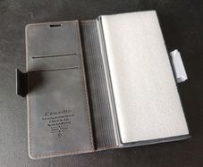 CaseMe Leather Flip case for Samsung S22 Ultra with 2 card slots