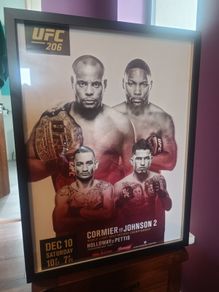 ufc 206 framed poster