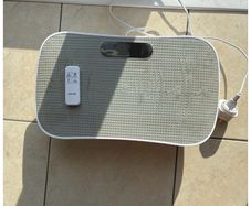 Vibro plate with remote