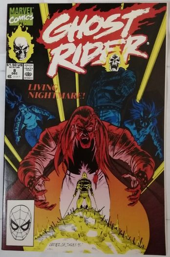 Ghost Rider #8 - Blackout Appearance & 1st appearance H.E.A.R.T.- 1990