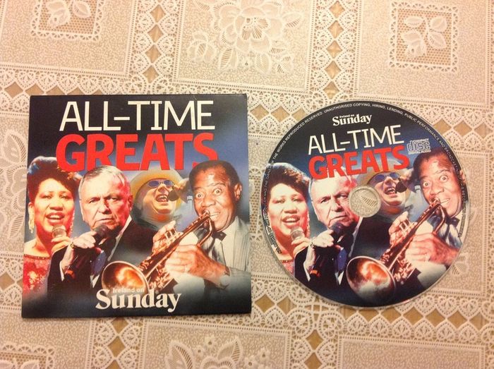 All-Time Greats.   Compilation CD.