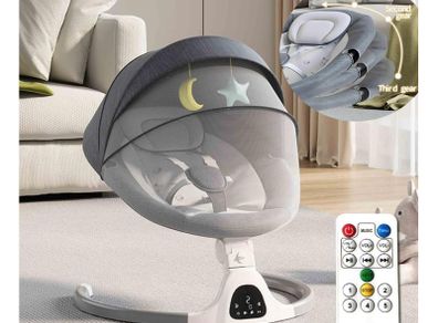 Adjustable Height Baby Swings for Infants to Toddler-Electric Bluetooth Infant Swing