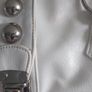 white big bag with studs Image 2