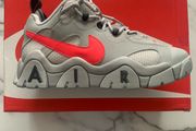 Rare Nike Air Barrage Fog Grey/Laser Crimson UK6