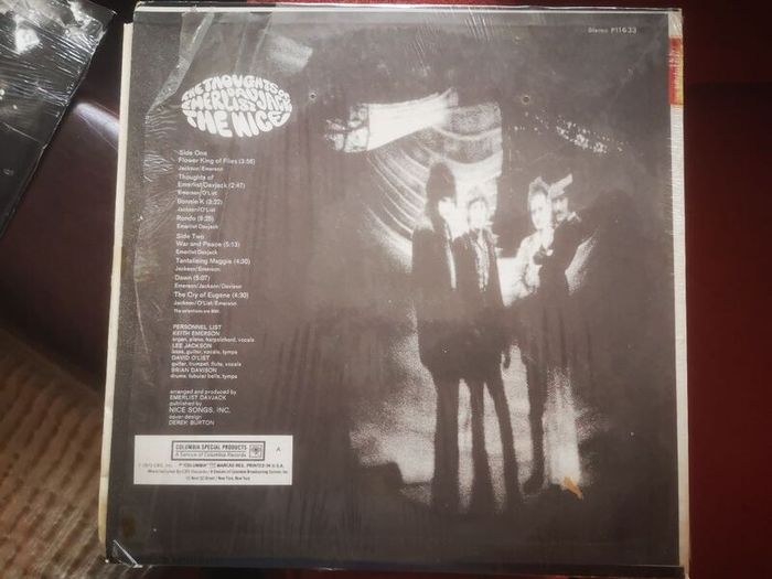 The Nice - Thoughts of Emerlist Davjack Psych 1973 reissue LP shrink