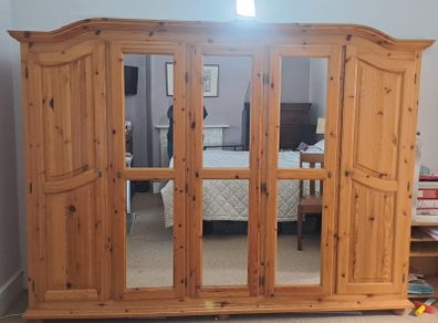Pine Large Wardrobe
