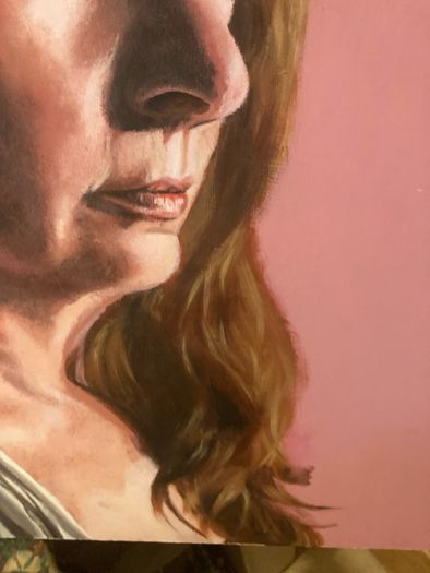 Acrylic painting free postage