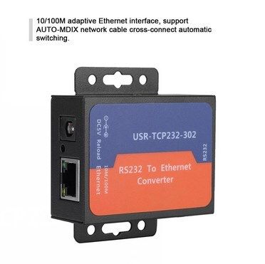 USR-TCP232-302 Tiny Size Serial RS232 to Ethernet TCP IP Server Module Ethernet Converter Support DHCP/DNS