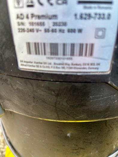Karcher Ash Vacuum AD 4 Premium