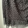 Prettylittlething  black polka dot ruched dress plus size new Image 4