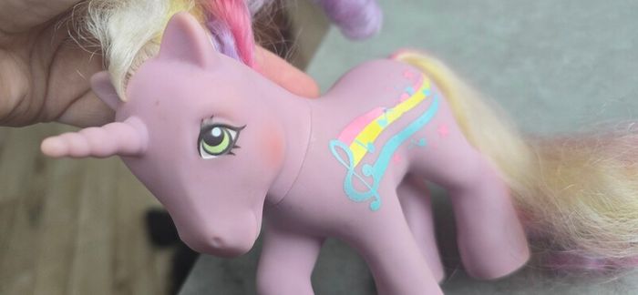 Streaky Rainbow Rider  Rainbow Curl Ponies MLP G1 My Little Pony