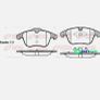 brake pads  ford peugeot citroen jaguar 121900 Image 3